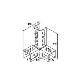 Élément de connexion Fischer PFUF 3DL