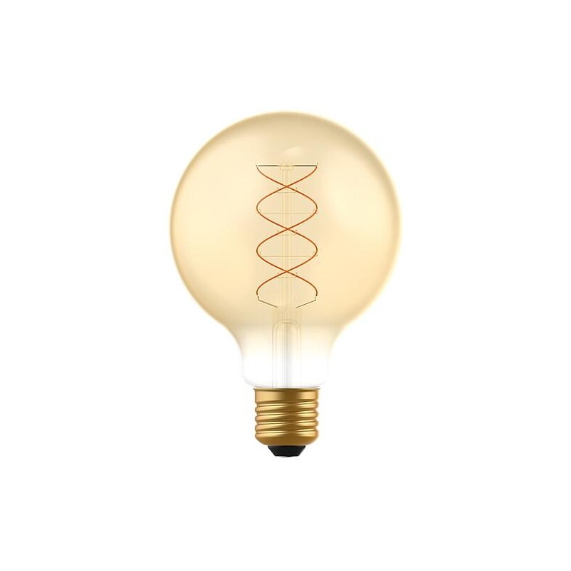 Ampoule LED déco/vintage - forme boule G95 E27 4W 250mc 1800K 330° - à intensité variable