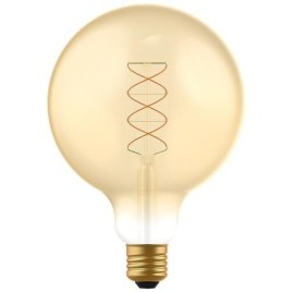 Ampoule LED déco/vintage - forme boule G125 E27 4W 250mc 1800K 330° - à intensité variable