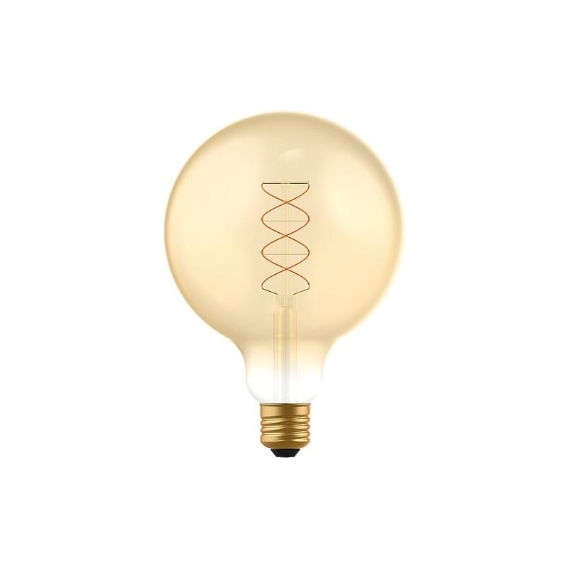 Ampoule LED déco/vintage - forme boule G125 E27 4W 250mc 1800K 330° - à intensité variable