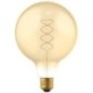 Ampoule LED déco/vintage - forme boule G125 E27 4W 250mc 1800K 330° - à intensité variable