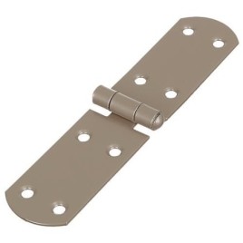 Charnière pour caisses DURAVIS® 156 x 35 x 2 mm, matériau : Acier, bleu zingué, surface : beige nacré RAL 1035