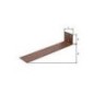 Ancrage pour béton en acier plat DURAVIS® 205 x 40 x 40 mm, matériau : Acier, galvanisé sendzimir, surface : brun rouille