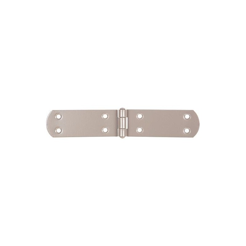 Charnière pour caisses DURAVIS® 195 x 35 x 2 mm, matériau : Acier, bleu zingué, surface : beige nacré RAL 1035