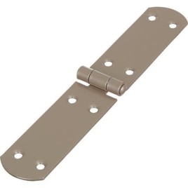 Charnière pour caisses DURAVIS® 195 x 35 x 2 mm, matériau : Acier, bleu zingué, surface : beige nacré RAL 1035