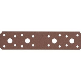 Raccord plat DURAVIS® 180 x 40 x 3,0 mm, matériau : Acier, galvanisé sendzimir, surface : brun rouille