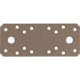 Raccord plat DURAVIS® 133 x 55 x 2,5 mm, matériau : Acier, galvanisé sendzimir, surface : beige nacré RAL 1035