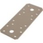 Raccord plat DURAVIS® 133 x 55 x 2,5 mm, matériau : Acier, galvanisé sendzimir, surface : beige nacré RAL 1035