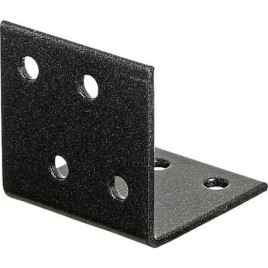 Raccord coudé DURAVIS® 40 x 40 x 40 mm, matériau : Acier, galvanisé sendzimir, surface : noir-diamant