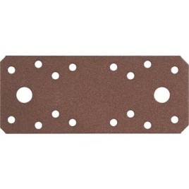 Raccord plat DURAVIS® 133 x 55 x 2,5 mm, matériau : Acier, galvanisé sendzimir, surface : brun rouille