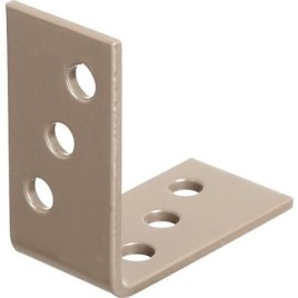 Raccord coudé DURAVIS® 40 x 40 x 20 mm, matériau : Acier, galvanisé sendzimir, surface : beige nacré RAL 1035