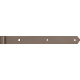 Gond de volet DURAVIS® 400 ⌀ 13 mm, droit, extrémité arrondie, matériau : Acier, bleu zingué, surface : beige nacré RAL 1035