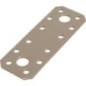 Raccord plat DURAVIS® 96 x 35 x 2,5 mm, matériau : Acier, galvanisé sendzimir, surface : beige nacré RAL 1035