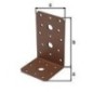 Raccord coudé DURAVIS® 100 x 60 x 60 mm, matériau : Acier, galvanisé sendzimir, surface : brun rouille