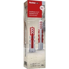 Pack promo Fischer DuoPower + DuoSeal Ø 6 mm, contenu 600 pièces