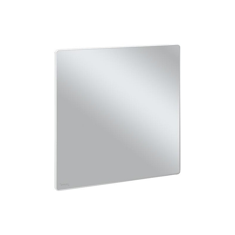 Miroir Hüppe Select+ argenté mat l x H : 213 x213 mm