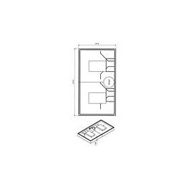 Tablier l x H x P : 1600 x 900 x 130 pour 93 223 25