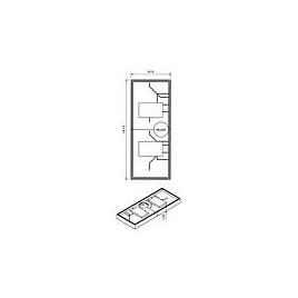 Tablier l x H x P : 1700 x 700 x 130 pour 93 223 24