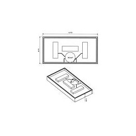 Tablier l x H x P : 1400 x 700 x 130 pour 93 223 31