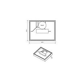 Tablier l x H x P : 900 x 700 x 130 pour 93 223 18