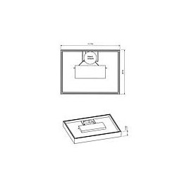 Tablier l x H x P : 1200 x 900 x 130 pour 93 223 11