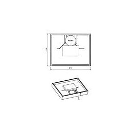 Tablier l x H x P : 1000 x 800 x 130 pour 93 223 15