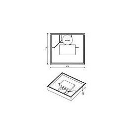 Tablier l x H x P : 800 x 900 x 130 pour 93 223 19