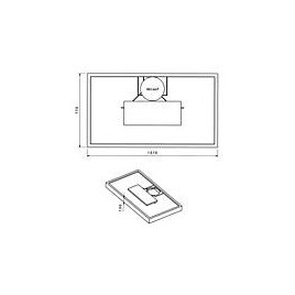 Tablier l x H x P : 1400 x 800 x 130 pour 93 223 30