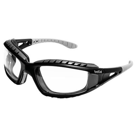 Lunettes de protection TRACKER II noir/gris, PC clair, TRACPSI