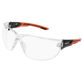 Lunettes de protection NESS+, monture orange/noire, PC incolore NESSPPSI