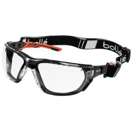 Lunettes de protection NESS+ monture orange / noire - PC transparent PSSNESF028