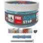 TOX Chevilles polyvalentes Aqua Stop Pro 6x38 mm + vis en boîte ronde Cond. : 40