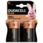 Duracell MN1300 Plus D Pile blister de 2 pièces