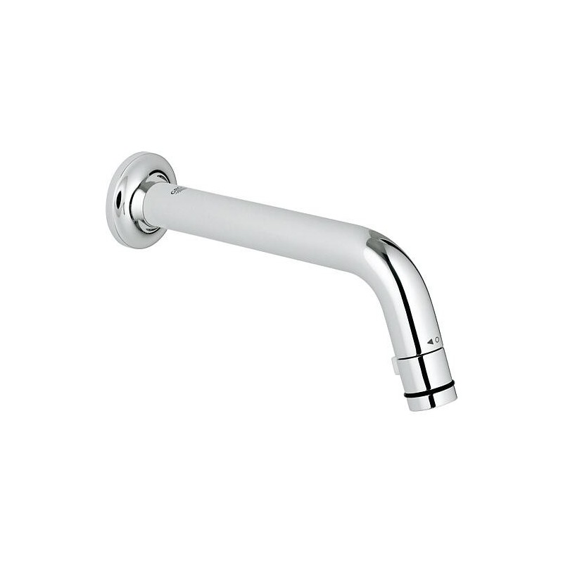 Robinet de vidange mural pour lavabo Grohe Universal, déport 185 mm, chromé