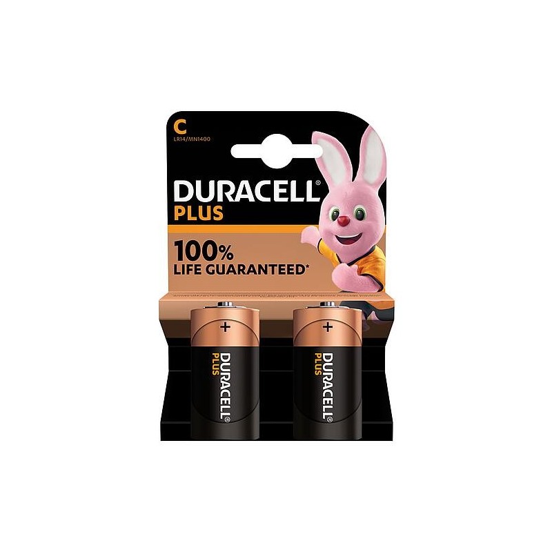 Duracell MN1400 Plus Pile C blister de 2 pièces