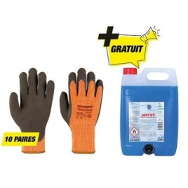 Paquet de gants de protection contre le froid taille XXL avec antigel pour vitres gratuit