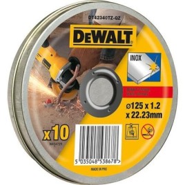 Disque à découper DeWALT DT42340TZ-QZ 125 x 1,2 x 22,23 mm, UE 10 pièces