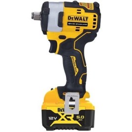 Visseuse à percussion sans fil DeWALT 12V DCF901P2-QW avec 2x 5,0 Ah batteries et chargeur