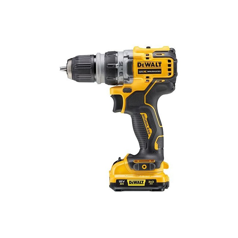 Perceuse-visseuse sans fil DeWALT 12V DCD703L2T-QW avec 2x 3,0 Ah batteries et chargeur