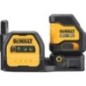 Laser lignes croisées sans fil DeWALT 12/18V DCE088D1G18-QW, vert, avec 1x 2,0 Ah batterie et chargeur