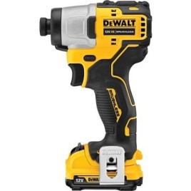 Visseuse à percussion sans fil DeWALT 12V DCF801D2T-QW avec 2x 2,0 Ah batteries et chargeur