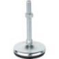 Pied de reglage acier Forem A d 80mm, M14x50mm