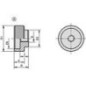 Ecrou molete DIN 6303 Filetagefemelle M 5 Acier ,