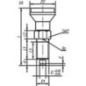 Boulon d’arret acier M 12 x 1,5  D 6 Forme B