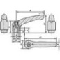 Levier de serrage filetage femelle M10   Nirosta