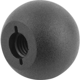 Poignee spherique avec filetage plastique Filetagefemelle M 5 Forme C D 20 mm                                   ,