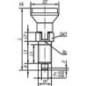 Boulon d’arret acier M 16 x 1,5  D 8 Forme D