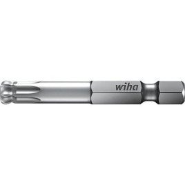 Embout Wiha® 1/4" Torx® avec tête sphérique, T25 x 70 mm