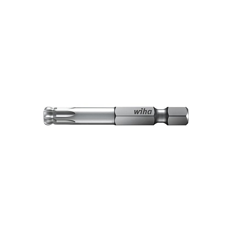 Embout Wiha® 1/4" Torx® avec tête sphérique, T25 x 70 mm