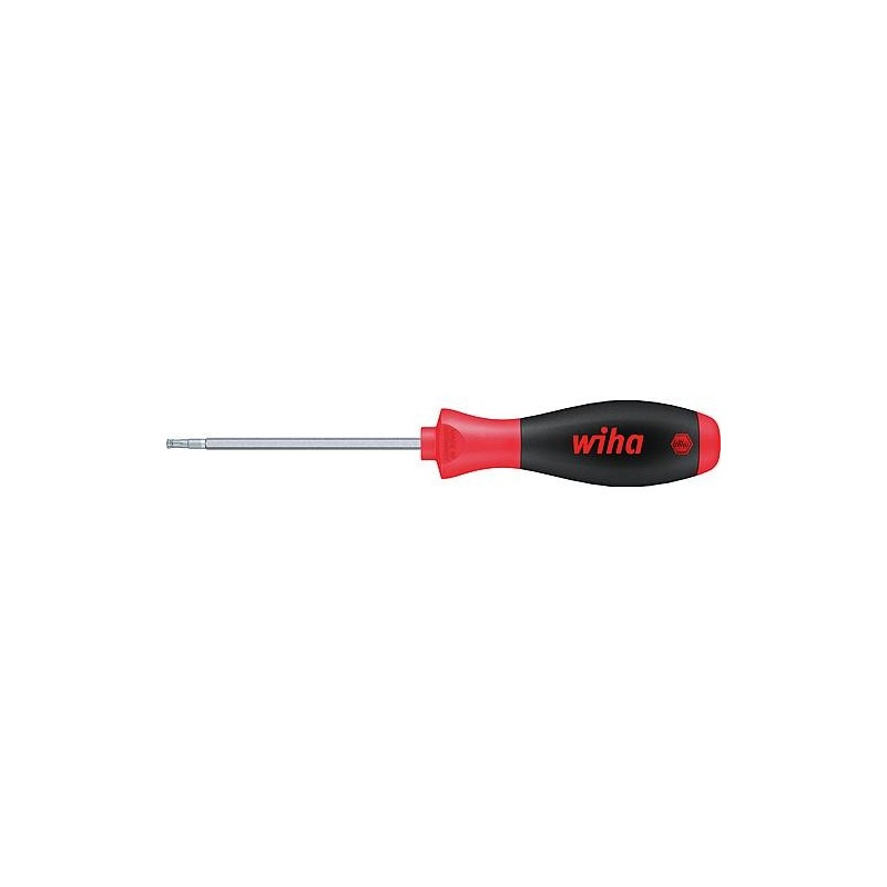 Tournevis Wiha® SoftFinish Torx® T10, avec tête sphérique et lame hexagonale